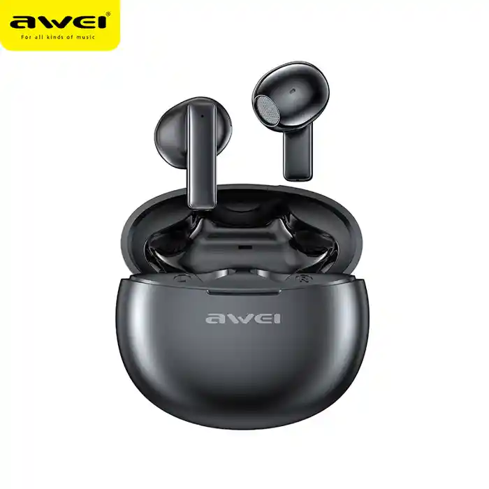 Awei T87 TWS Earbuds Wireless Bluetooth Earphones With Mic HD Call Noise Reduction Headphones Hifi Sound Music Gamer Headset